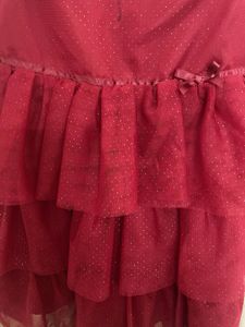 Red Tiered Dress