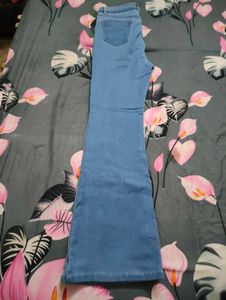 Flared Light Wash Jeans - never worn