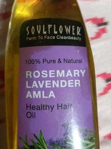 Soulflower Rosemary Lavender Amla Oil