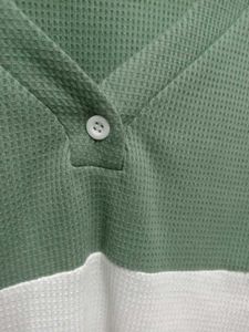Green And Grey Full Sleeve Top