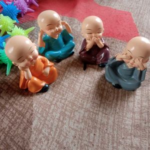 Pack Of 4 Buddha Showpiece