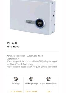V-Guard Digital Stabilizer for 1.5 ton AC