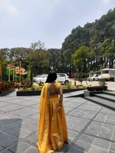 Elegant Yellow Lehenga Choli