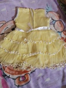 Cute Yellow Party Dress