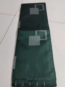 Borderless Dark Green Saree..