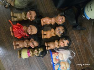 10 Pcs Rare Vintage Jungle Black Dolls