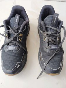 Campus Black Sport Shoes