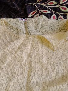 Woolen Short Girls Top