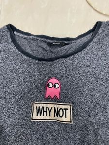 Dark Grey Casual Tshirt