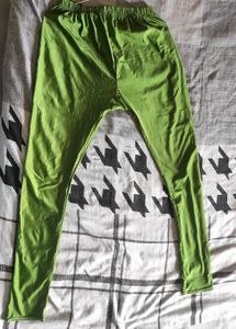 Stretchable Green Leggings