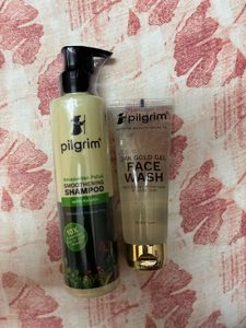 new Pilgrim shampoo and face wash 50% off
