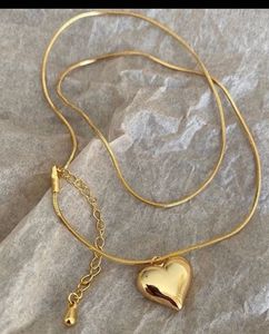 Heart Shaped Pendant Chain