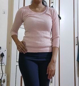 Bossini Pastel Pink Skivi Sweater Top
