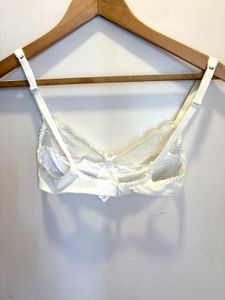 Beautiful Imported White Lace Bra
