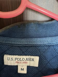 US Polo Assn. Blue T- Shirt - Size