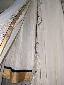 White Anarkali Set Of 3