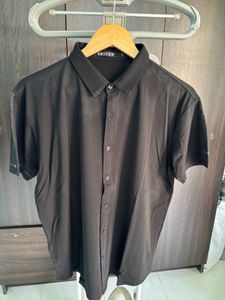 Snitch Black Casual Shirt
