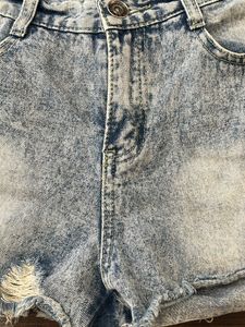Fade Denim Shorts