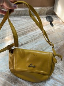 Lavie Mustard Crossbody Bag