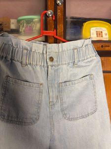 Stylish Light Blue Jeans Paperbag