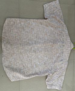 Cream Coloured Half Sleeve Shirt
