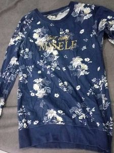 Floral Print Sweatshirt