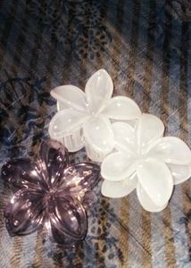 Set of 7 flower hair claw clip