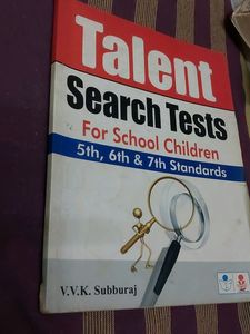 Talent Search Tests for School Children for 5th, 6th &amp; 7th Standards
