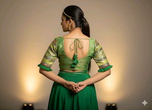 Green Ethnic Kurta Set