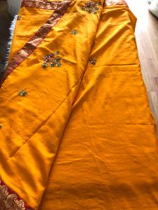 Golden Yellow Saree(Women’s)