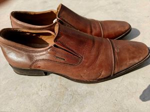 Woodland brown formal/ casual slip-on shoes