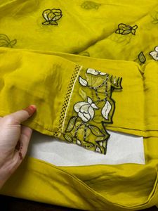 New With tag Elegant Yellow Kurta Set