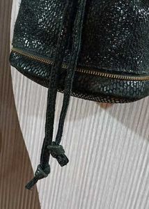 Black Bucket Bag
