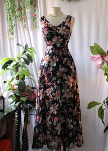 Floral Print Midi Dress