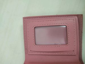 Pink Fold Purse