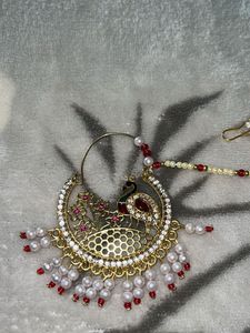 Elegant Peacock Nath