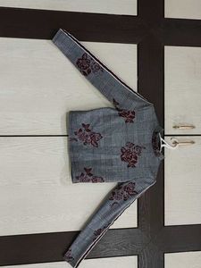 Floral Plaid Crop Top