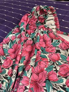 Floral Tie-up Crop Top