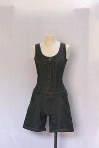 Denim Romper