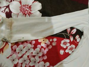 Vintage White Blouse with Cape Collar