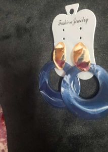 Statement Hoop Earrings, never used..