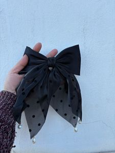 Organza Polka Dot Hair Clip