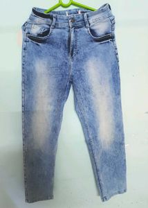 Acid Wash Denim Jeans
