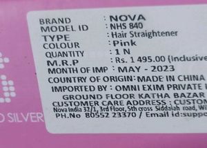 NOVA HAIR STRAIGHTENER