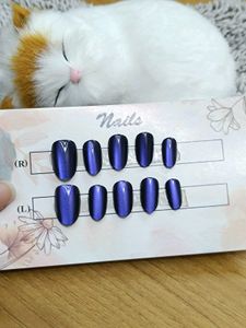 Purple Shimmer Press-On Nails