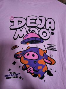 Pink Bothside Printed Tshirt