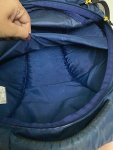 Backpack Navy Blue Colour 🎉 No Tear 3 Pocket Following 1 More Laptop Pocket