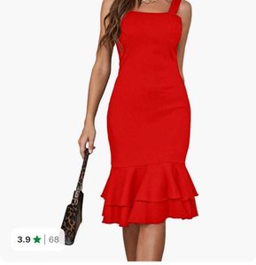Red Midi Dress