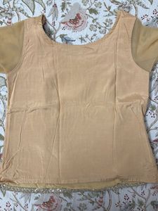 Gold Sequin Party Top