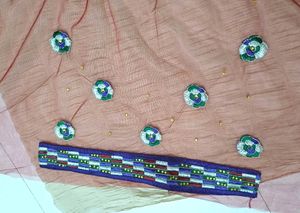 💥🆕️ Bridal Maroon Net Saree